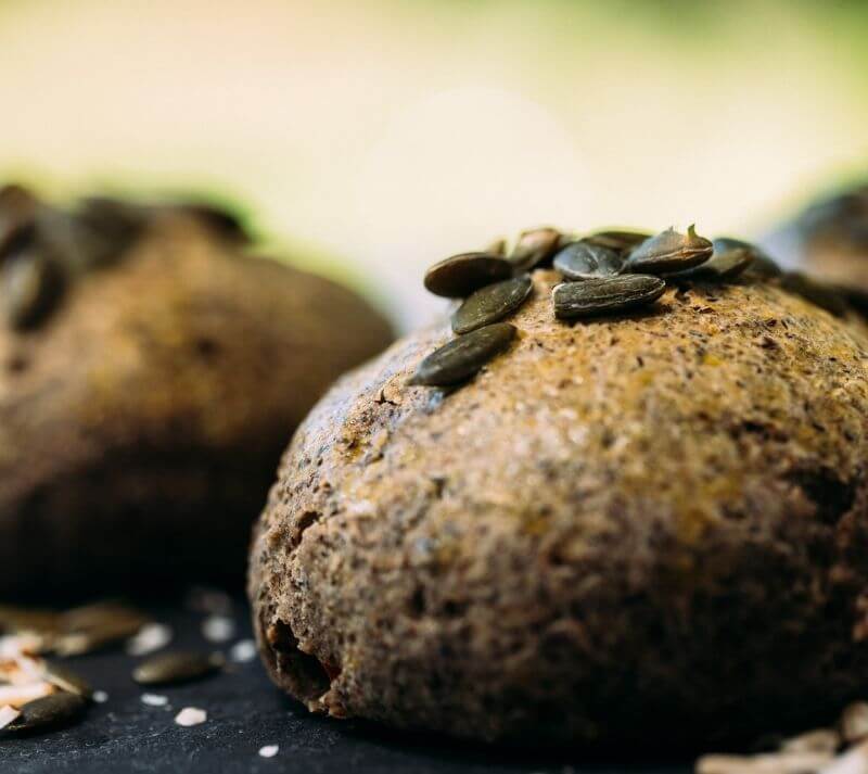 Pão de batata doce recheado